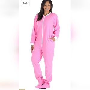 PajamaMania Women's Sleepwear Fleece Footed Onesie